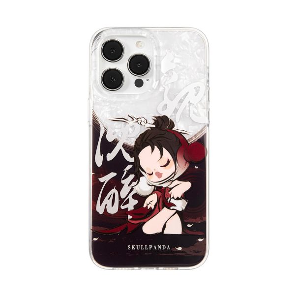 POP MART SKULLPANDA The Ink Plum Blossom Series iPhone Case