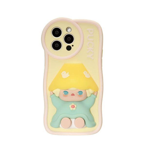 POP MART Pucky Home Time Series Phone Case for iPhone 14/15 Pro Max