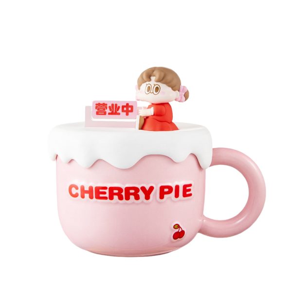 POP MART CHERRYPIE Standard Love Dance Daily Work Series - Mug Cup with Cover