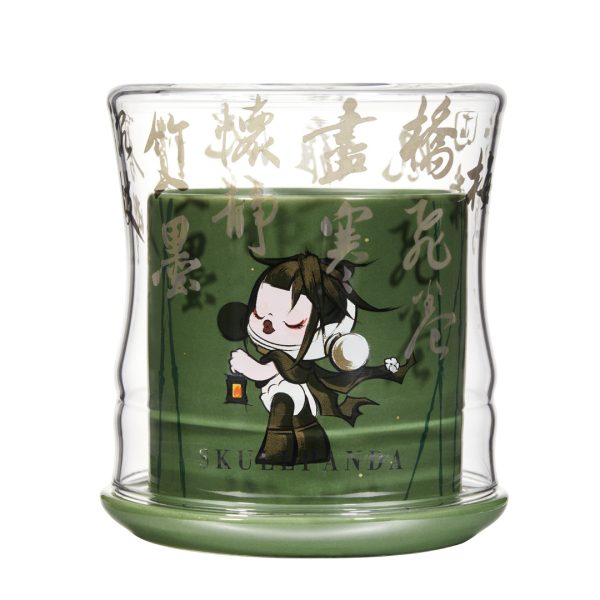 POP MART SKULLPANDA The Ink Plum Blossom Series Scented Candle