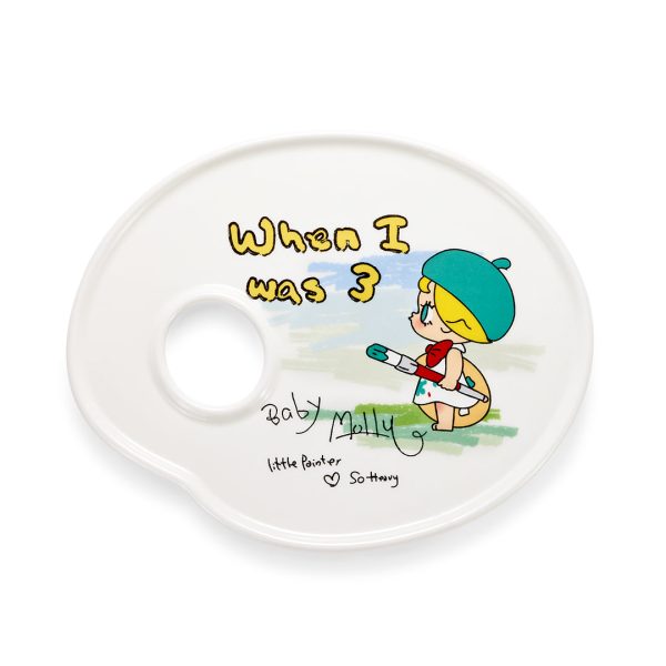 POP MART Baby Molly When I Was Three Series Ceramic Tray