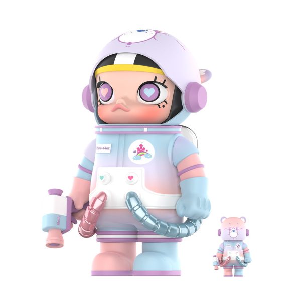 POP MART MEGA Space Molly 400%+100% Combo Care-a-Lot Bear